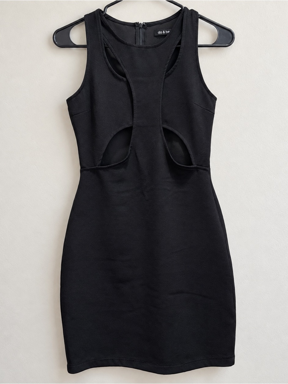 DO+BE Black Cutout Mini Bodycon Dress